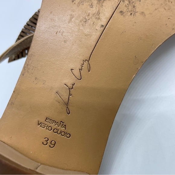 Lola Cruz Rhinestone Feather Sandal - Picture 10 of 10